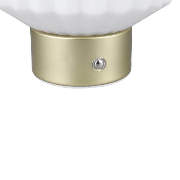 Lampka nocna USB Lord R57761101 LED 2W 3000K szkło biała złota