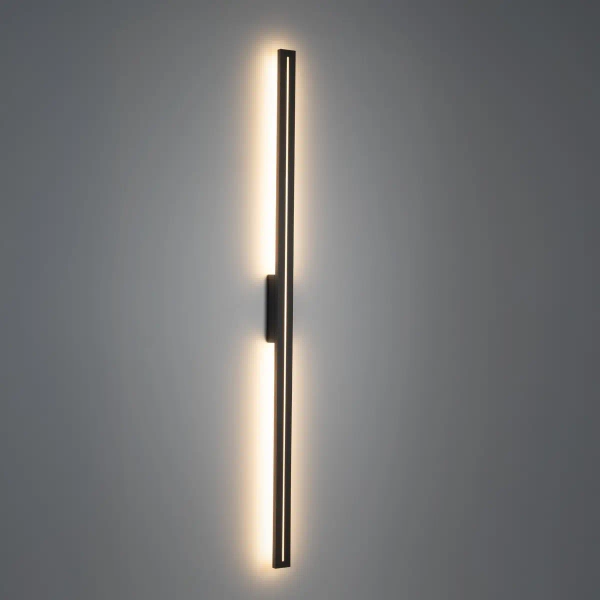 Zewnętrzny liniowy kinkiet Linea M 18176 LED 3000K IP65 szary