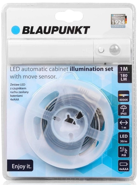 Taśma LED z czujnikiem ruchu Blaupunkt CABSETNW 4000K