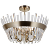 Lampa sufitowa Altoya PND-22450-5-ABR Italux crystals przezroczysta