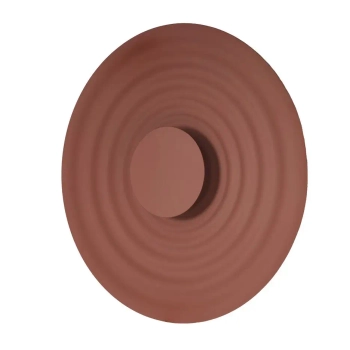 Kinkiet ścienny metalowy RIPPLE AZ6582 LED 5W 3000K okrągły brązowy