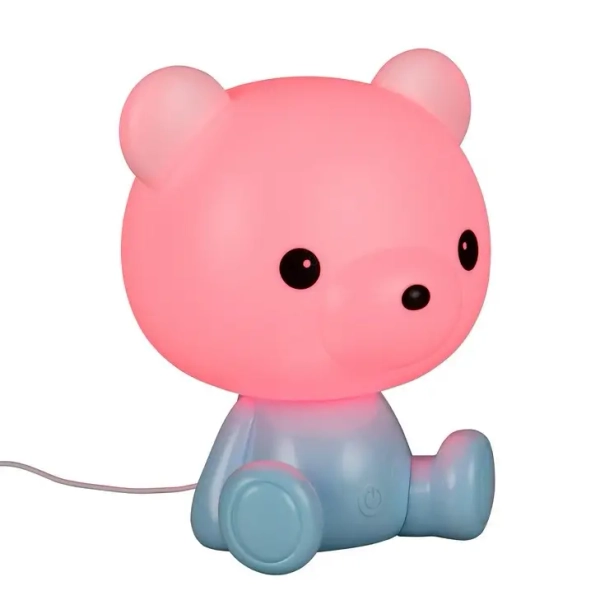 Nocna lampka dziecięca CUTIE R57991112 LED 0,3W 3000K miś niebieski