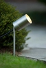 Srebrna lampa gruntowa Arne 14868/05/12 metalowa tuba IP44 outdoor