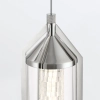 Wisząca lampa Espada QN-ESPADA-1P-PC LED 18W 3000K szklana tuba srebrny