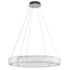 Lampa wisząca glamour LUXORA 11706 LED 38W 3000K nikiel