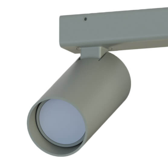 Sufitowa lampa podwójna Fourty 11466 z regulacją do gabinetu jedwabisty grafit