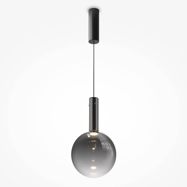 Lampa zawieszana Nebula MOD182PL-L6B3K LED 6W 3000K czarna przydymiona