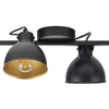Regulowana lampa sufitowa MARS Sigma metalowy plafon czarny