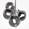 Lampa wisząca Dallas MOD545PL-06CH kule przydymione chrom