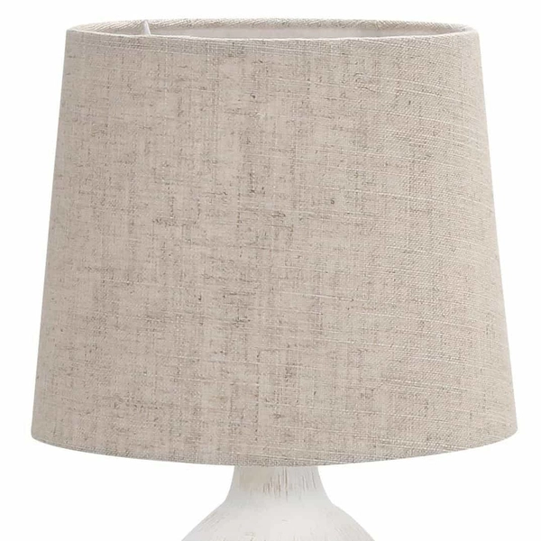 Ceramiczna lampka stołowa Ambon 41-78407 Candellux klasyczna beżowa