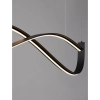 Wisząca lampa ze zmienną barwą CIRVELA LE45486 LED 27W 2700-4000K czarna
