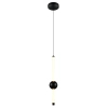 Podłużna lampa zwisająca Melita 331510132 LED 6W 2300-4000K czarny biały