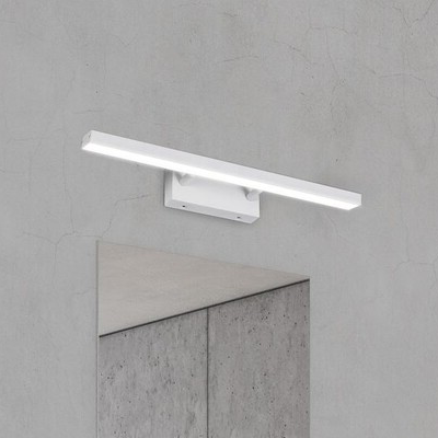 Kinkiet LAMPA ścienna ANDREW 5782 Rabalux metalowa OPRAWA regulowana LED 12W 3000K łazienkowa listwa IP44 biała matowa