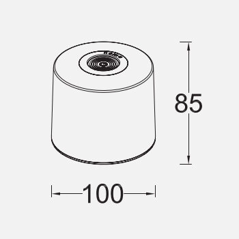 Stołowa lampka NOMA 8506204331 Lutec LED 2,3W IP44 RGB zewnętrzna biała