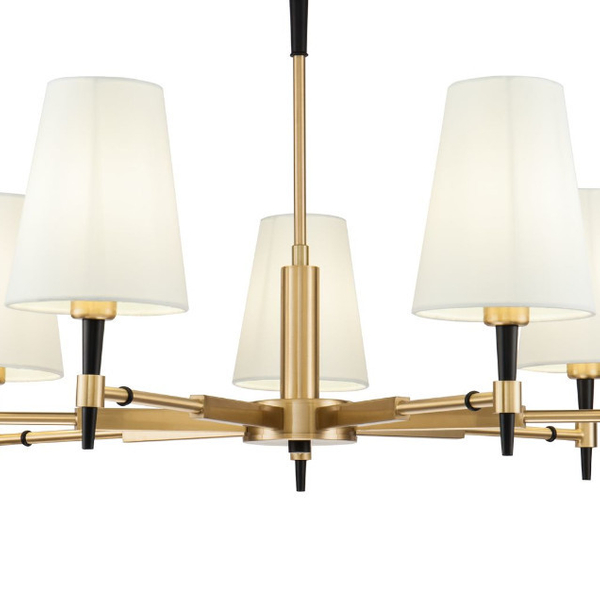 LAMPA sufitowa ZARAGOZA H001CL-07BS Maytoni abażurowa OPRAWA klasyczna mosiądz
