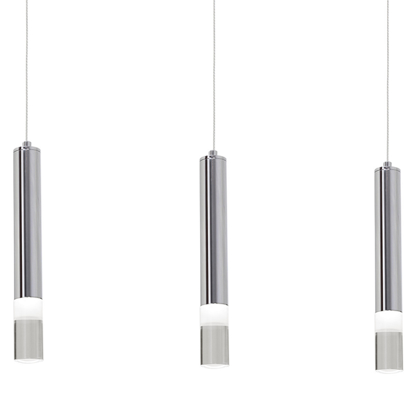 LAMPA wisząca ICE ML322 Milagro zwis OPRAWA listwa sufitowa LED 15W 4000K tuby sople chrom