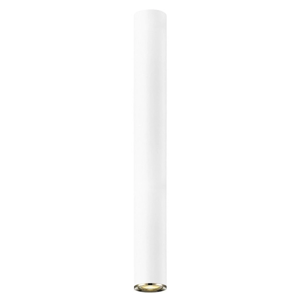 Sufitowa lampa tuba Loya C0461-01D-A0SB Zumaline do salonu spot biały