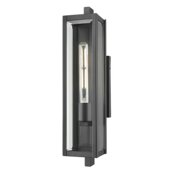 Zewnętrzna lampa naścienna Dover W01088BK IP44 czarny