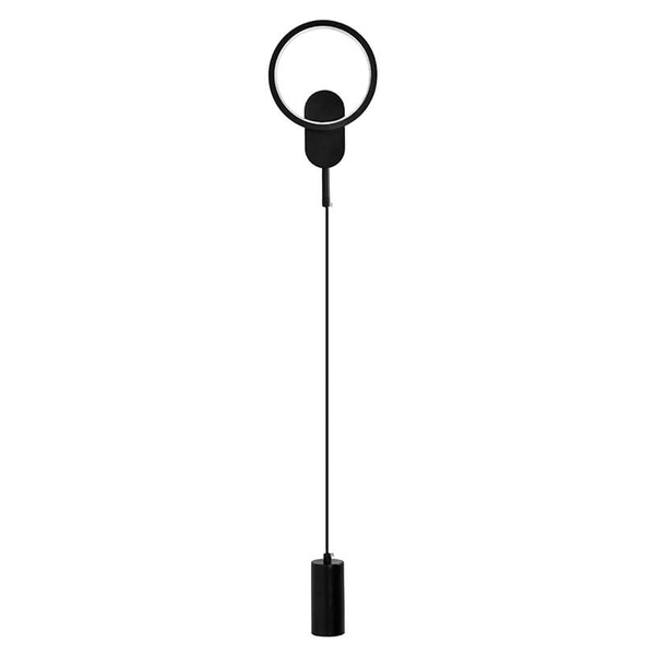 Ścienna lampa Como MSE010100344 Moosee LED 9W 3000K tuba czarna