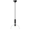 Loftowa lampa wisząca Jude ALM-JUDE-P-MB-CL szklana czarna