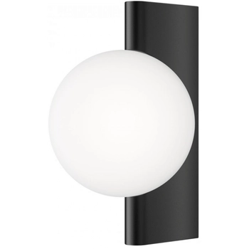 Kulisty kinkiet ścienny Awangarda MOD324WL-01B kula biała czarna