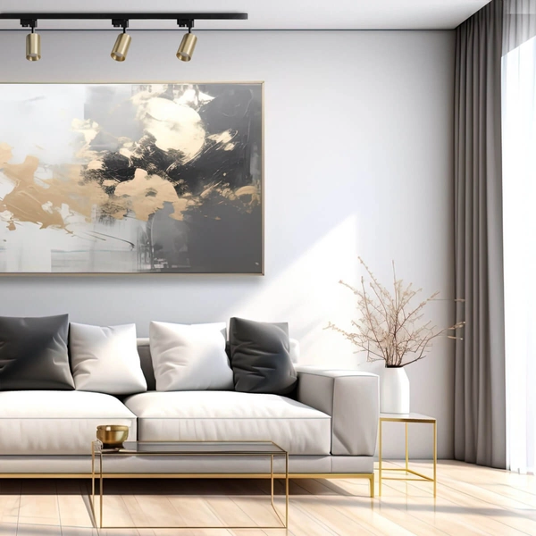 Loftowy zestaw szynowy 1-fazowa sufitowy MARIBEL 327611 tubki złote czarne