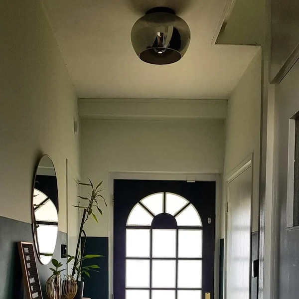 Sufitowa lampa loft Judi 45177/30/65 Lucide do sypialni przydymiona czarna