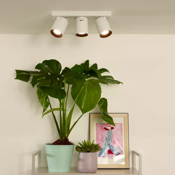 Natynkowa lampa do kuchni NIGEL 09929/15/31 Lucide sufitowa biały