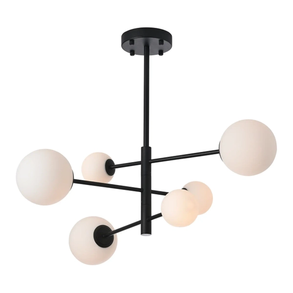 Lampa sufitowa molekułowa Bolti PLC0103-BK Yaskr biała czarna