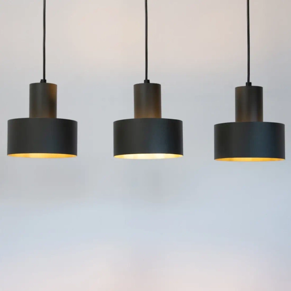 Loftowy żyrandol nad wyspę Rif 3 41165 do kuchni szary