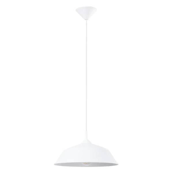 Lampa wisząca sypialniana Frika SL.1327 Sollux zwis pojedyncza biała