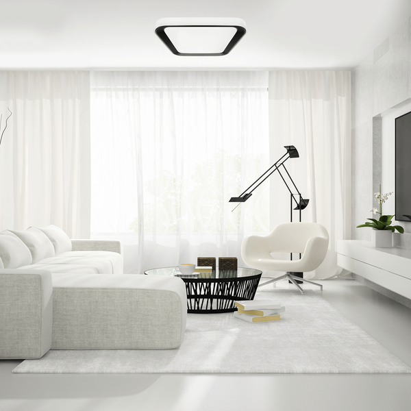 Pokojowa lampa sufitowa Quadro LED 66W 3000-6000K biała czarna