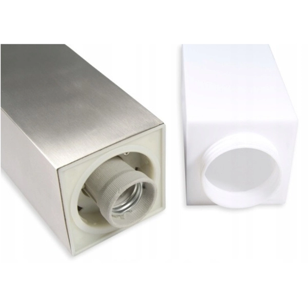 Kwadratowy słupek zewnętrzny Primi M 6937 SuperLED IP44 chrom