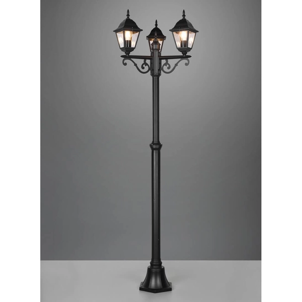 Potrójna latarnia stojąca Livenza 405760332 IP44 czarny