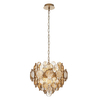 Łańcuchowa lampa wisząca L&-191989 Light& metalowa złota