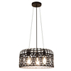 LAMPA wisząca ALESSANDRA 2158 Rabalux metalowa OPRAWA ażurowy zwis vintage czarny