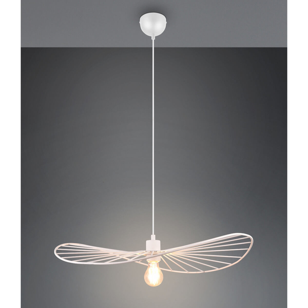 Lampa wisząca do salonu Chapeau R31451031 RL Light parasol japandi biały