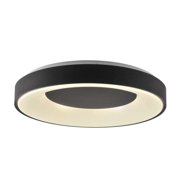 Okrągły plafon Witold 326720 Polux LED 72W 3000-6000K IP44 czarny biały