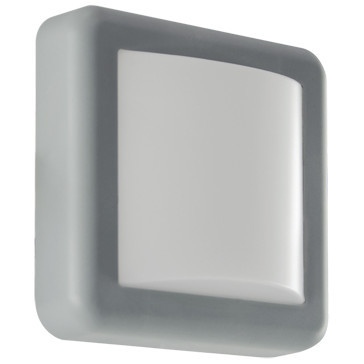 Elewacyjna LAMPA zewnętrzna FIDO 03688 Ideus kwadratowa OPRAWA outdoor LED 4W 4000K ogrodowa IP55 szara