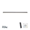 Podłużna lampa sufitowa PURE-LINES grafitowa 6021-13 1xLED 18W CCT na pilot
