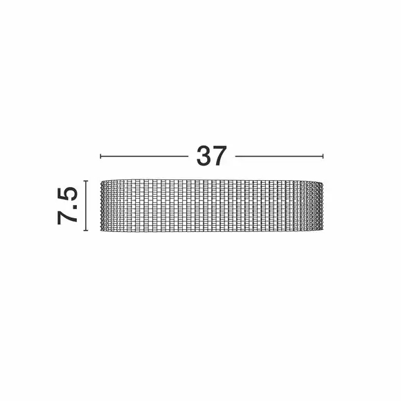 Dekoracyjny kinkiet ścienny ZOLMERO LE45102 LED 10W 3000K złoty
