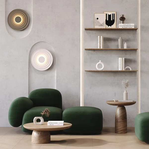 Naścienna lampa Nami MOD400WL-L5W2.7K LED 6W 2700K dysk biały