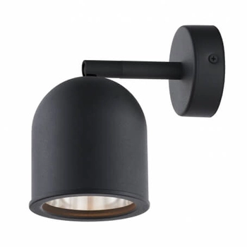 Ścienny kinkiet metalowy SPARK 50940102 Kaspa regulowana tuba czarna