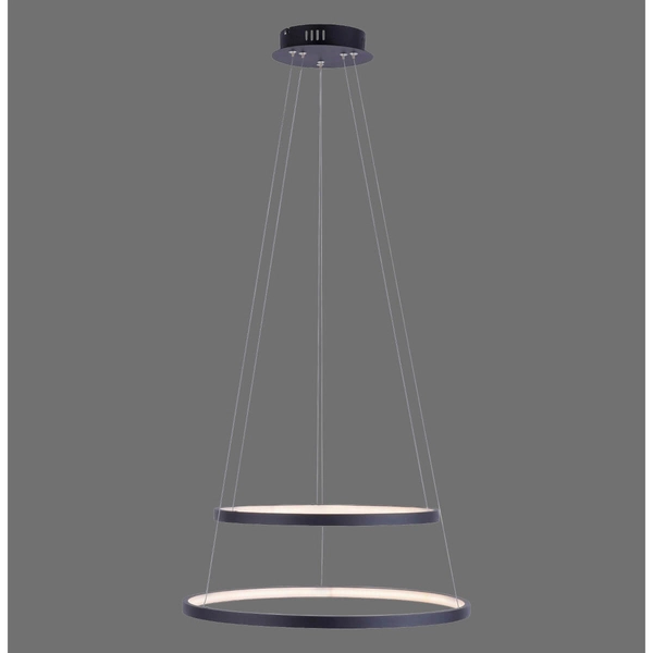 Podwójna lampa zawieszana Circle 11525-13 Just Light LED 46W 3000K antracyt