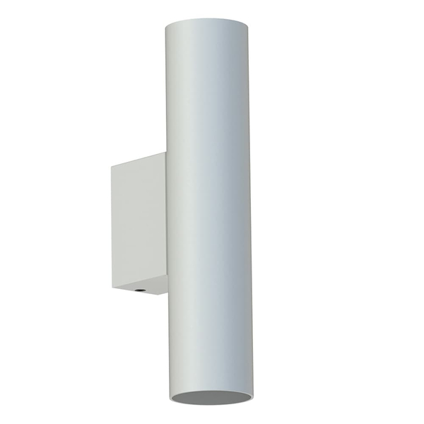 Lampa ścienna sypialniana tuba Fourty 10890 Nowodvorski podłużna jedwabisty szary
