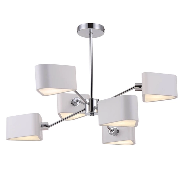 Żyrandol Brianne MOD050PL-06CH modernistyczny stożki do salonu chrom