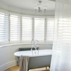 Szklany kinkiet ścienny Cheadle BATH-CD1 Elstead IP44 metal szkło chrom