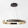Lampa zwisowa Muriel MD4996-1-3GBD Zumaline LED 3000K 60W glamour złota