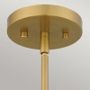 Lampa wisząca nad stół Mejia QZ-MEJIA-1P-S-AB  mosiądz biały