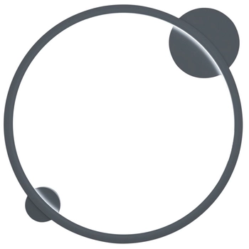 Lampa sufitowa/kinkiet ścienny Saturno ML8858 Milagro LED 25W 4000K IP44 czarny